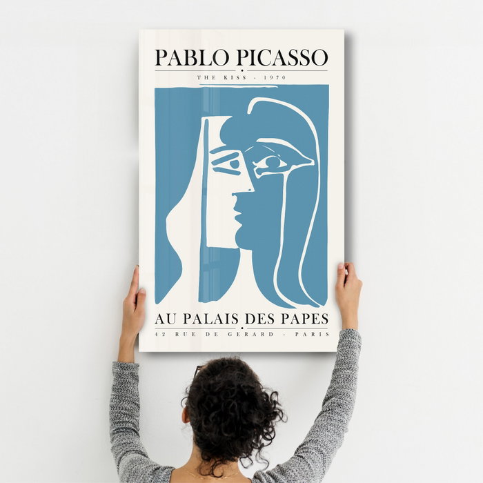 Wallity Pintura Decorativa de Vidrio Templado Multicolor 46 x 72 cm